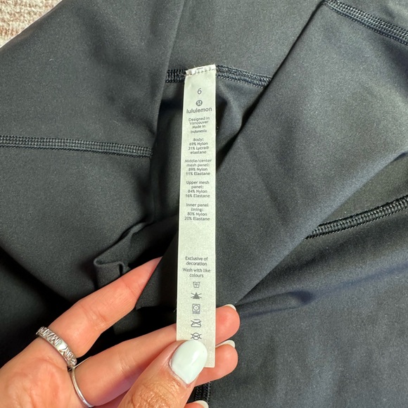 Lululemon Wunder Under Mix & Mesh Leggings - Picture 5 of 7